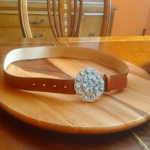 Leather Rock leather Belt 36/L